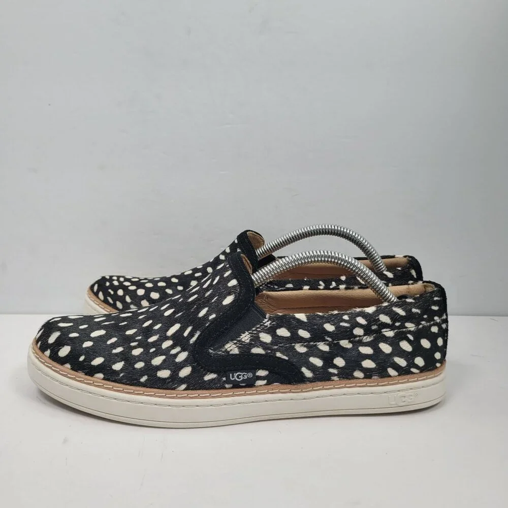 UGG Soleda Women's Exotic Black Slip-On Sneakers S/N1096943 US Size 9 - Picture 4 of 10